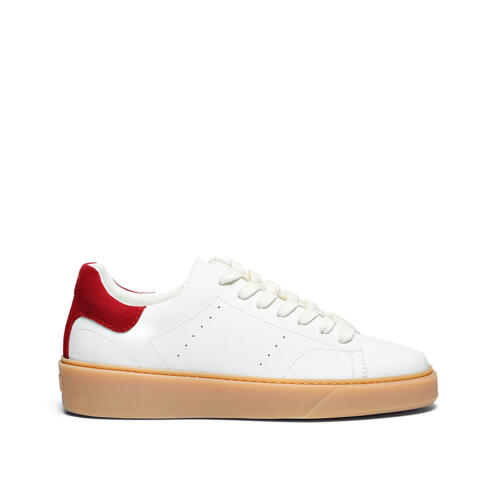 Sneaker in Vitello Bianco Red Linea Botero