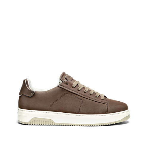 Sneaker in Nabuk Taupe Linea Tiberio