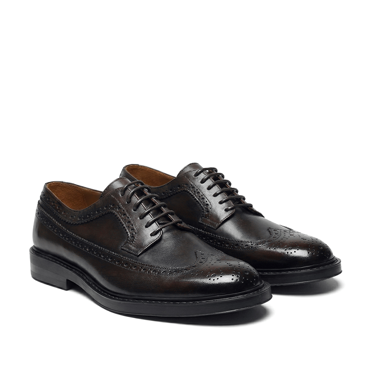 Brogue Wing Tip Linea Duca - immagine 2