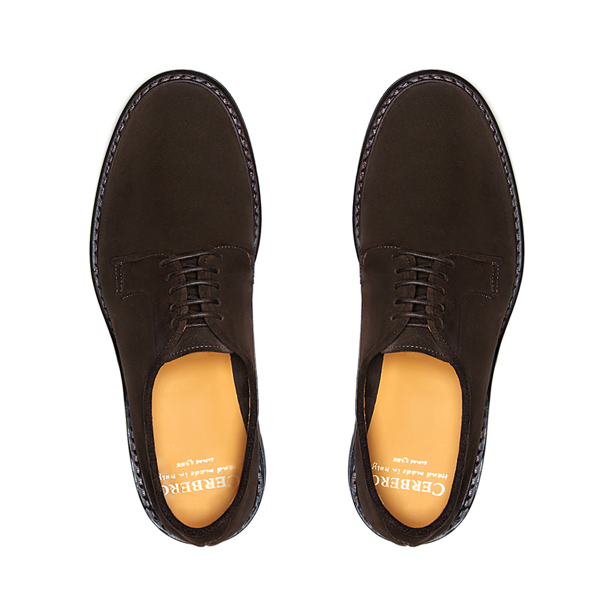 Derby in Suede Testa di Moro Linea Duca - immagine 3